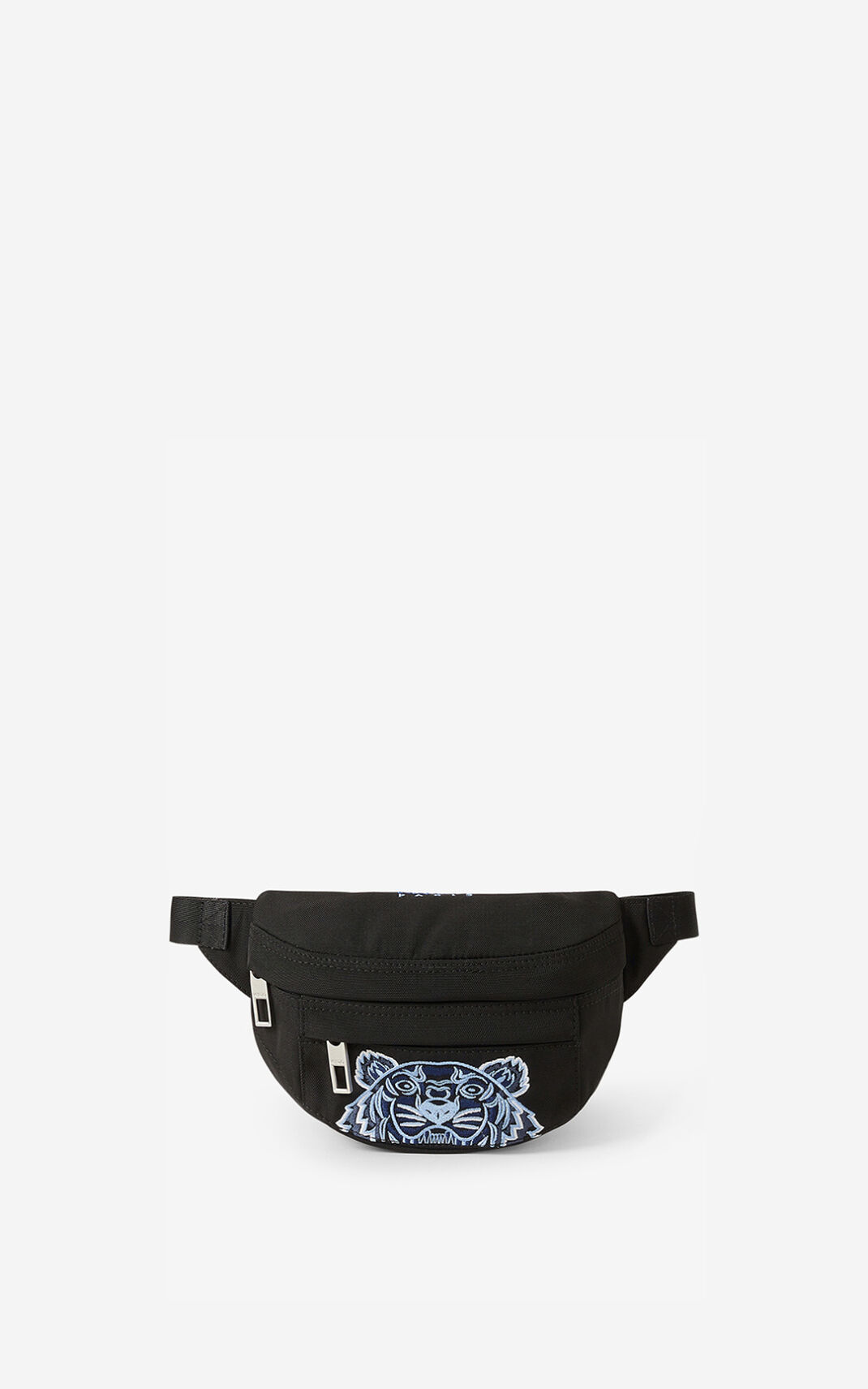 Kenzo Kampus Tiger small Belt Bag Black For Mens 3985UXALY